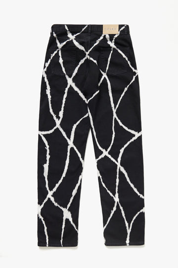 Oxley Hand Printed Organic Cotton Denim Jeans - Oxley Official